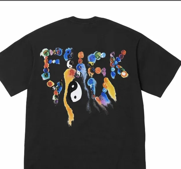 TEE White Yin Printed YIN L Yang YANG Black Chi XL S M 23FW and Tai 0725